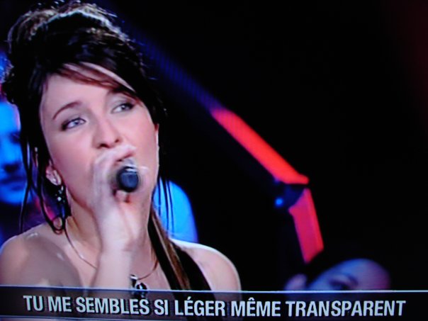Pendant l'émission de Nagui sur France 2